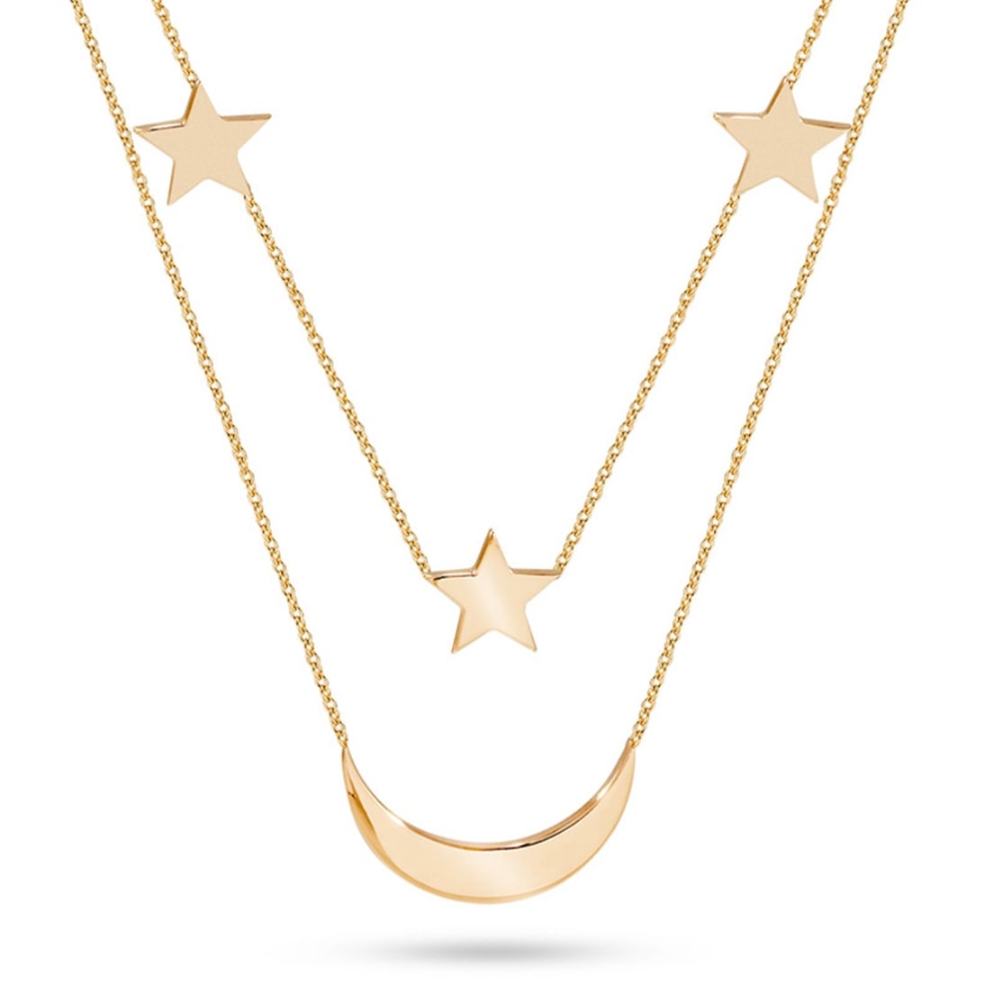 Goldstore-Ay Yıldız Kolye