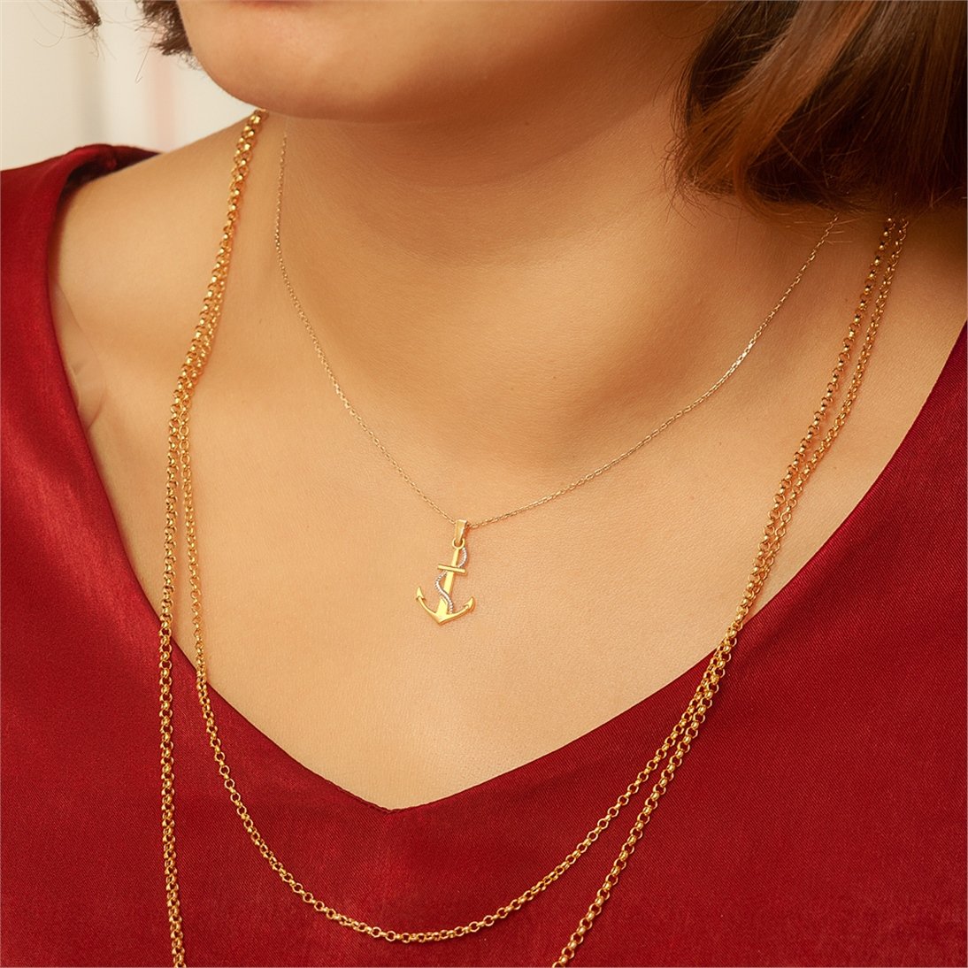 Goldstore-Çapa Kolye