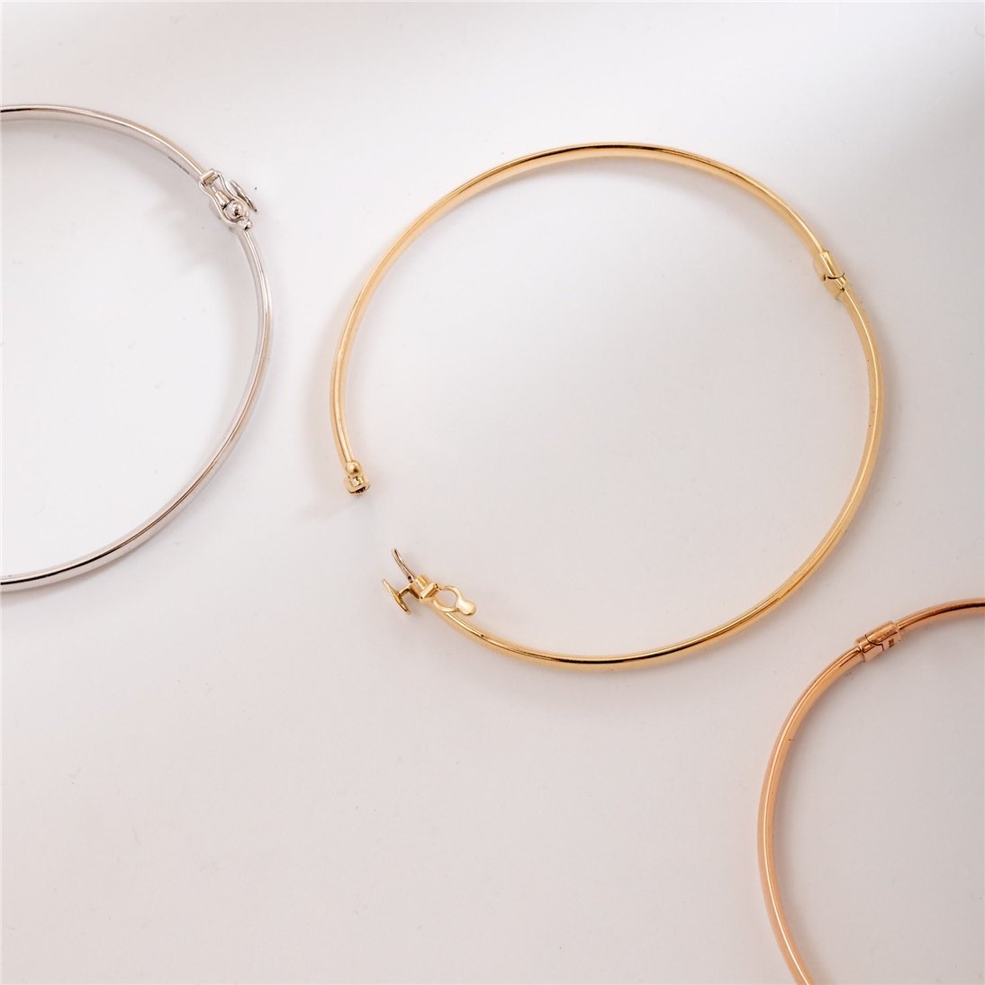 Goldstore-Custom Engrave Hinged Bangle 14k Real Gold, Personalize Name Date Coordinate Hinged Bracelet, Elegant Customized Bangle Perfect Gift for Her