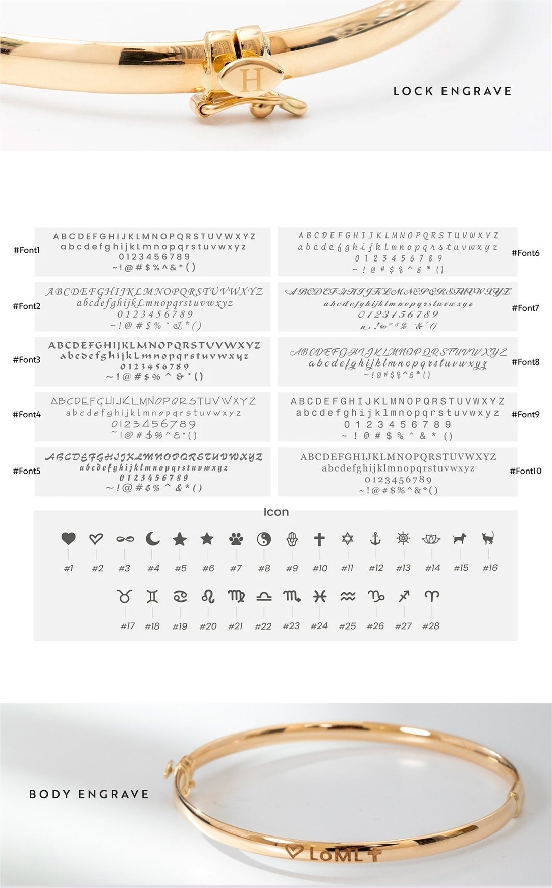 Goldstore-Custom Engrave Hinged Bangle 14k Real Gold, Personalize Name Date Coordinate Hinged Bracelet, Elegant Customized Bangle Perfect Gift for Her