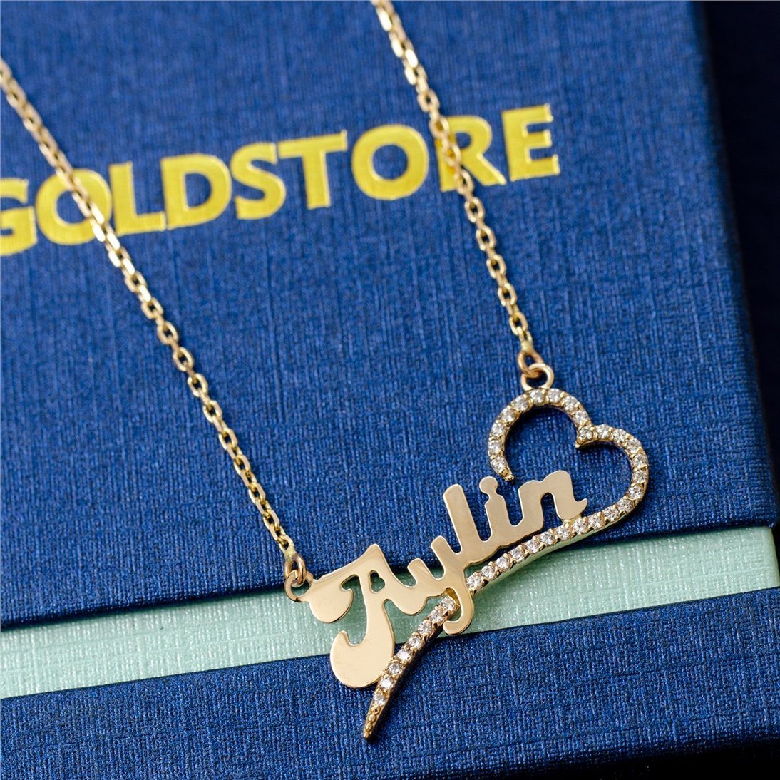 Goldstore-Kalpli İsim Kolye