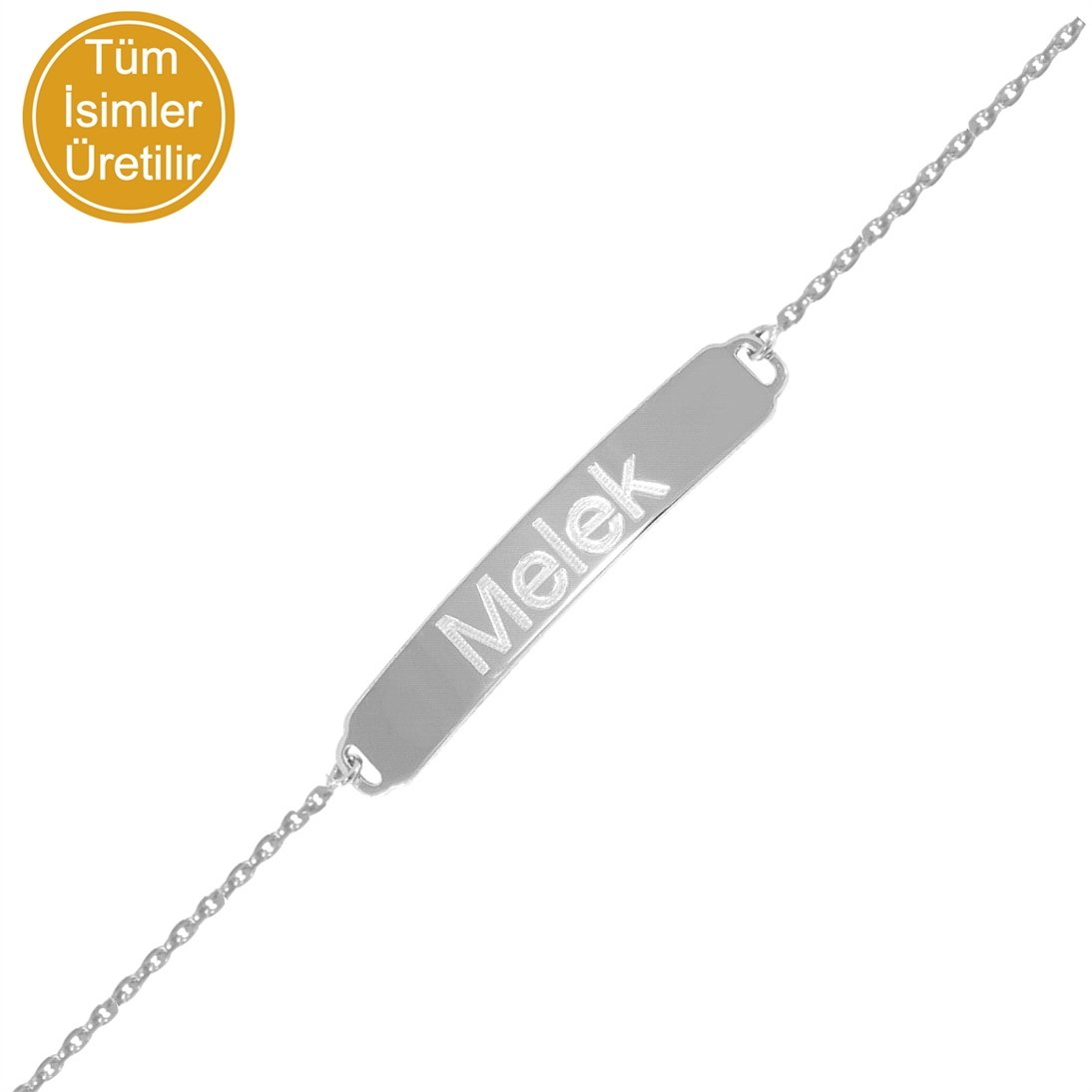 Goldstore-Plaka İsim Bileklik
