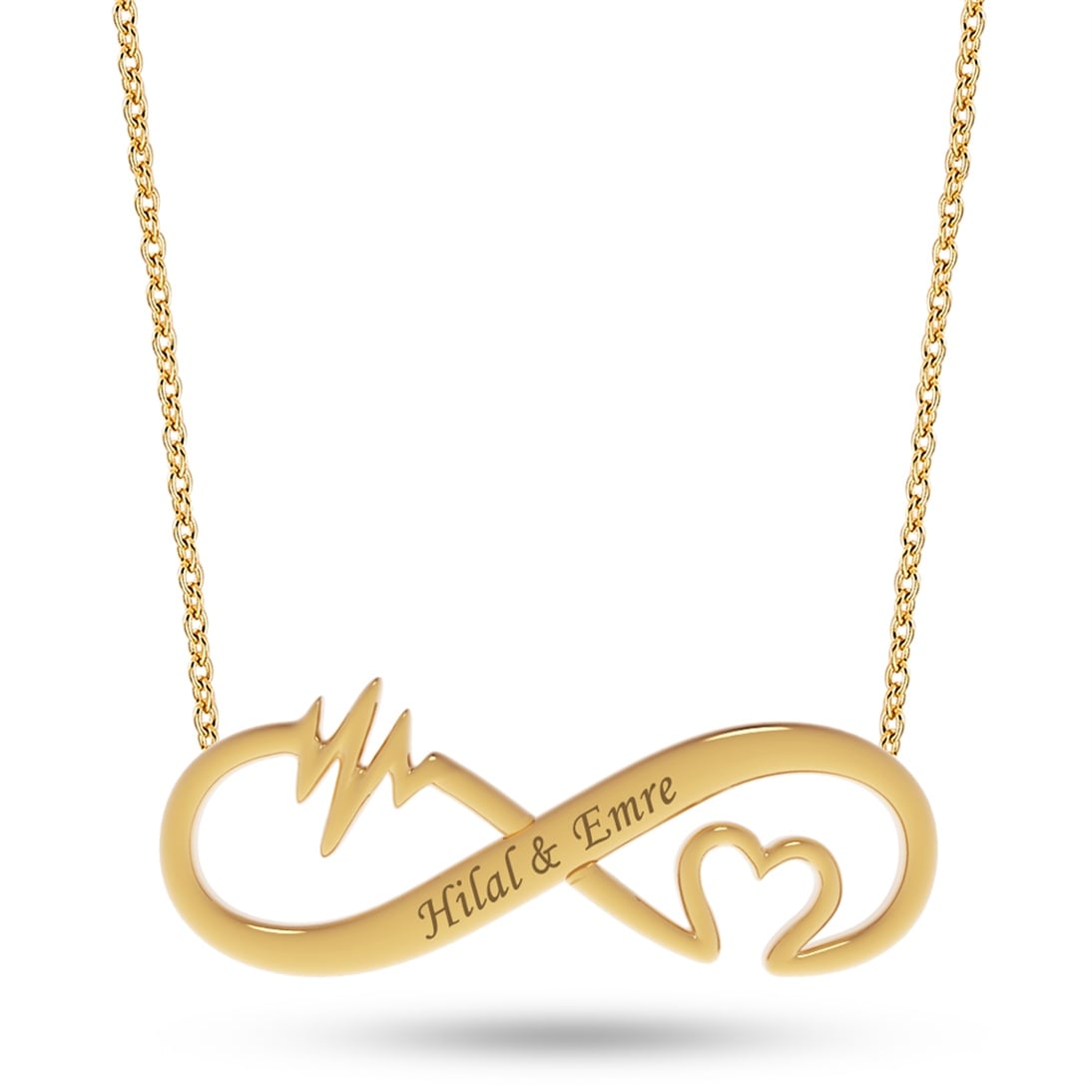 Goldstore-Sonsuzluk İsim Kolye