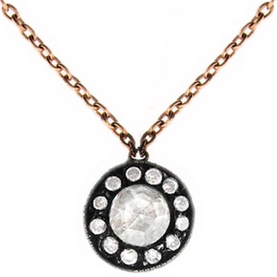 Goldstore-URL 0.21 ct. Pırlanta Tektaş Kolye