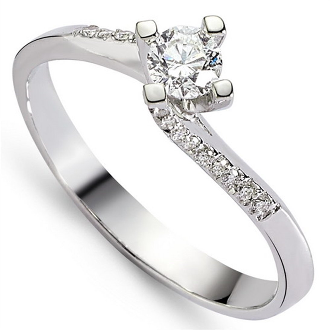 Goldstore-URL 0.3 ct. Pırlanta Tektaş Yüzük