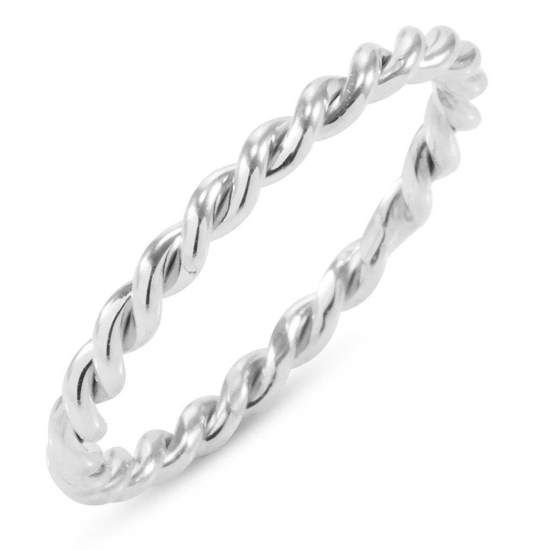 Solid Gold Twisted Ring - Goldstore