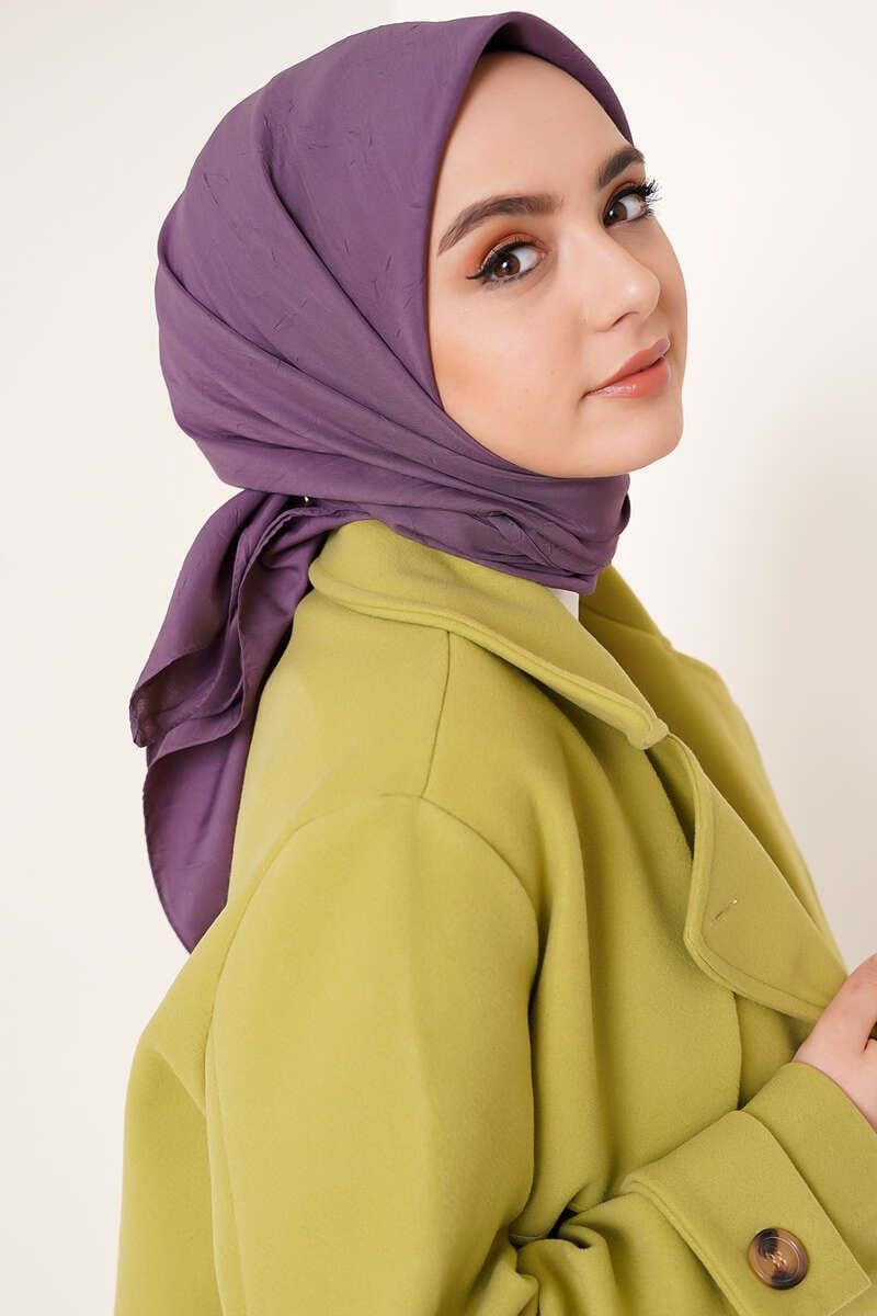 Bambu Kraş Eşarp Lavanta