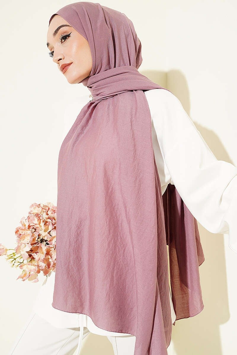 Basic Ayrobin Şal Magenta