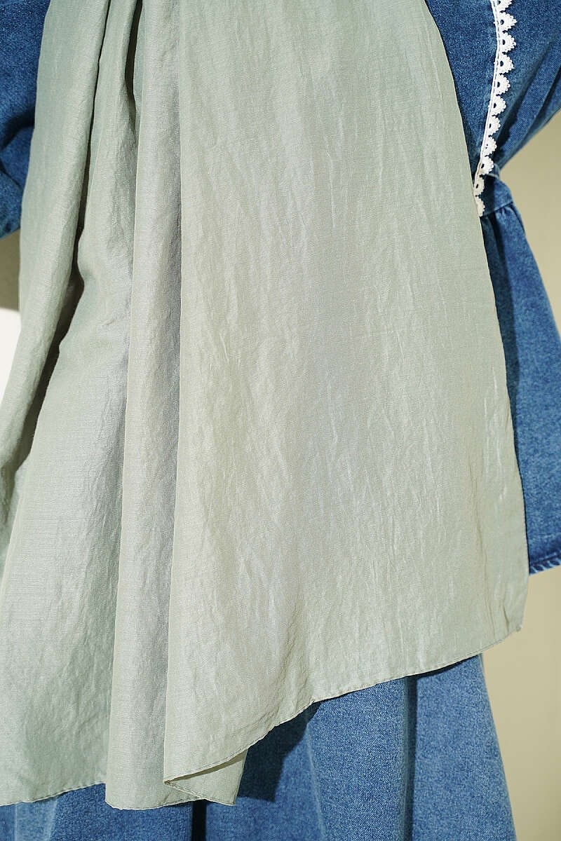 Basic Ayrobin Şal Mint