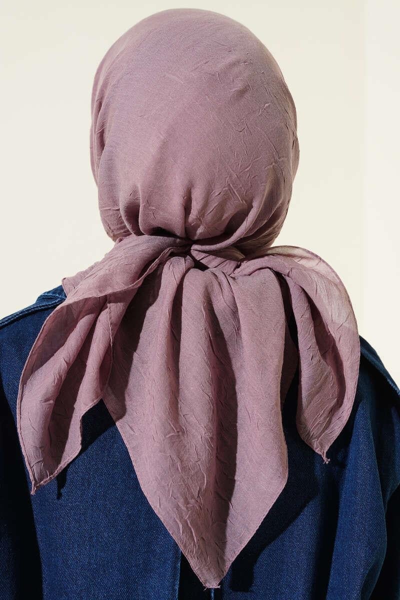 Basic Bambu Kraş Eşarp Açık Lila