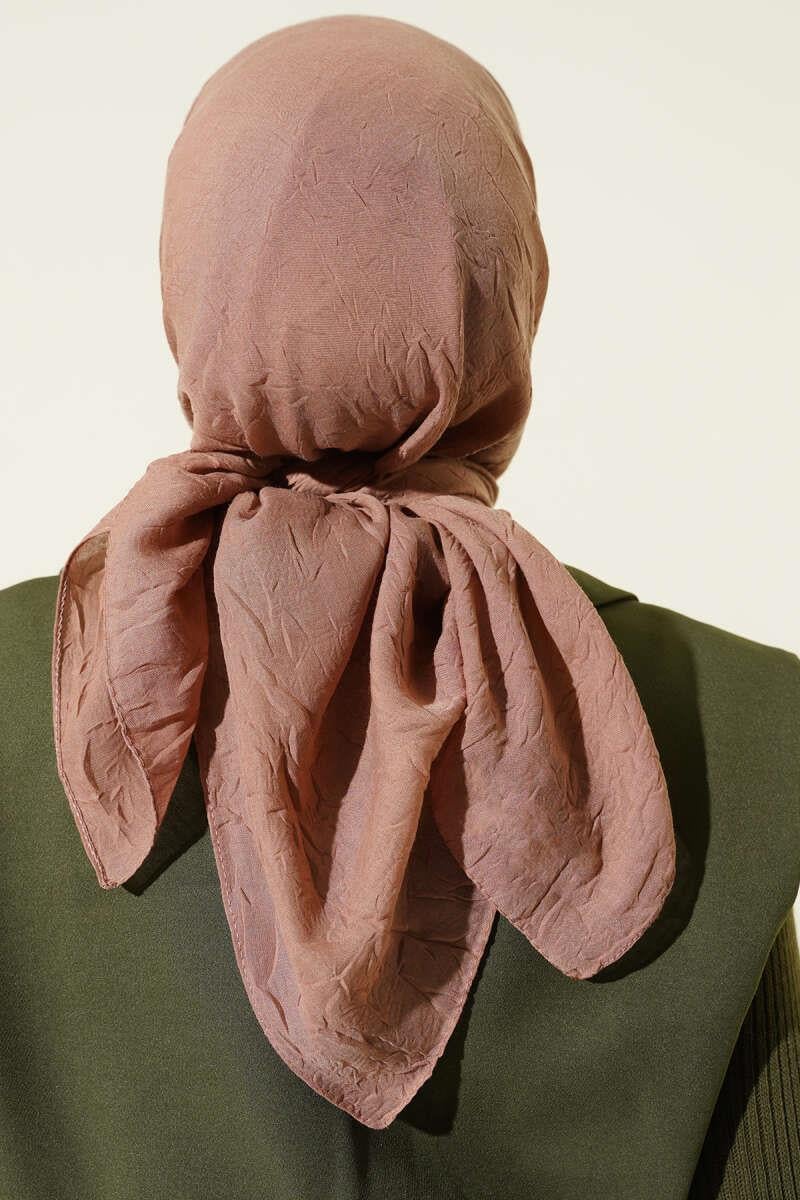 Basic Bambu Kraş Eşarp Vizon