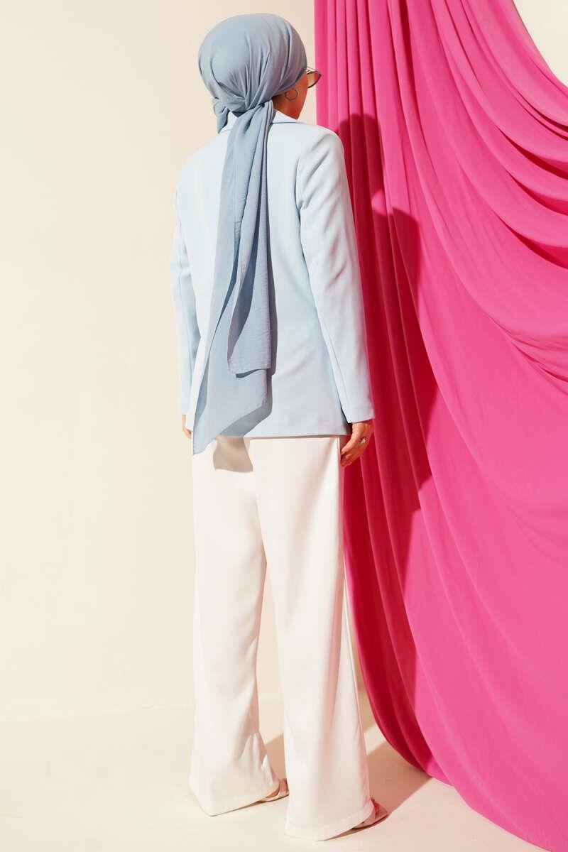 Basic Cepli Ceket Mavi