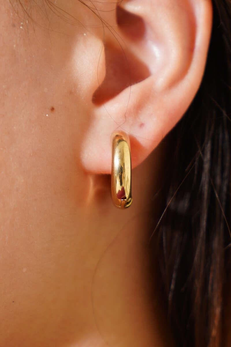 Basic Halka Küpe Gold