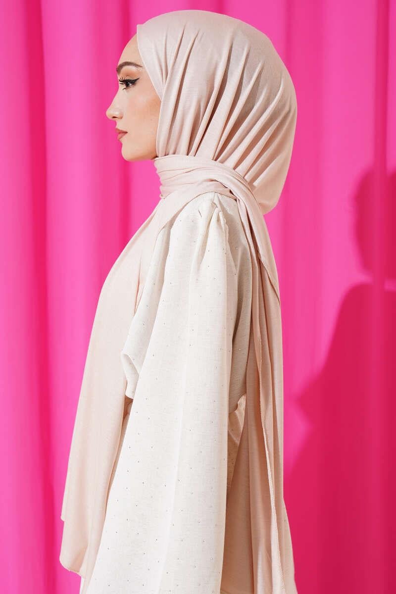 Basic Penye Şal Bej