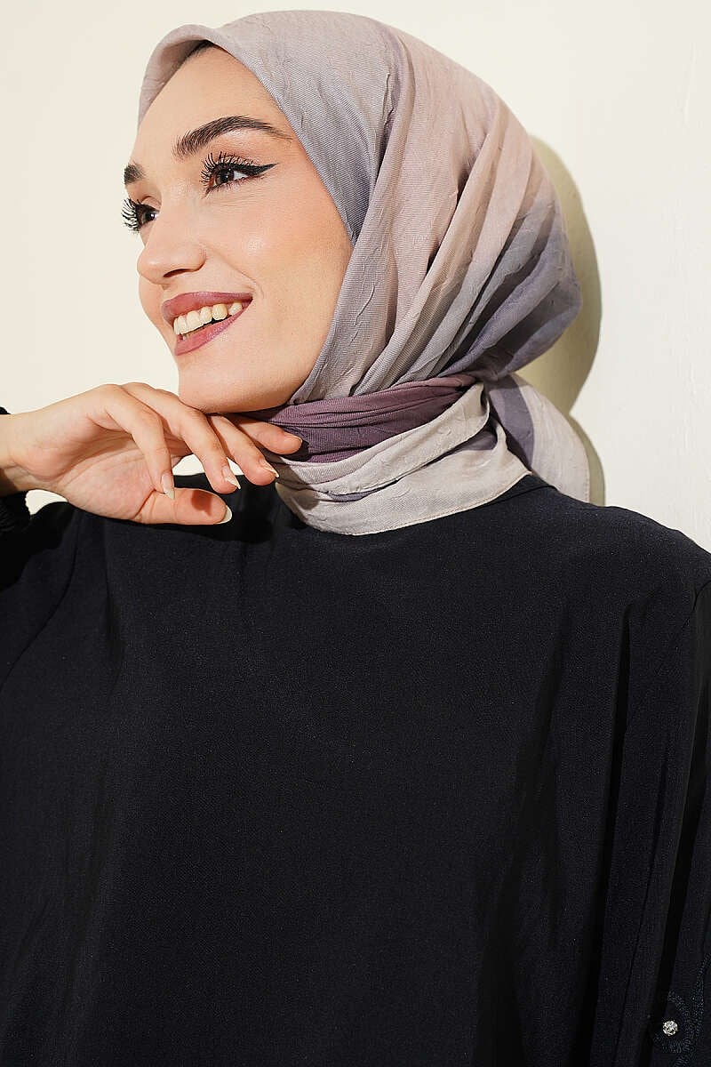 Batik Desen Bambu Kraş Eşarp Taş