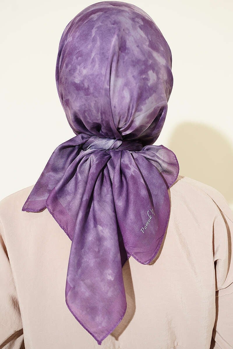 Batik Desen Soft Eşarp Kum Lila