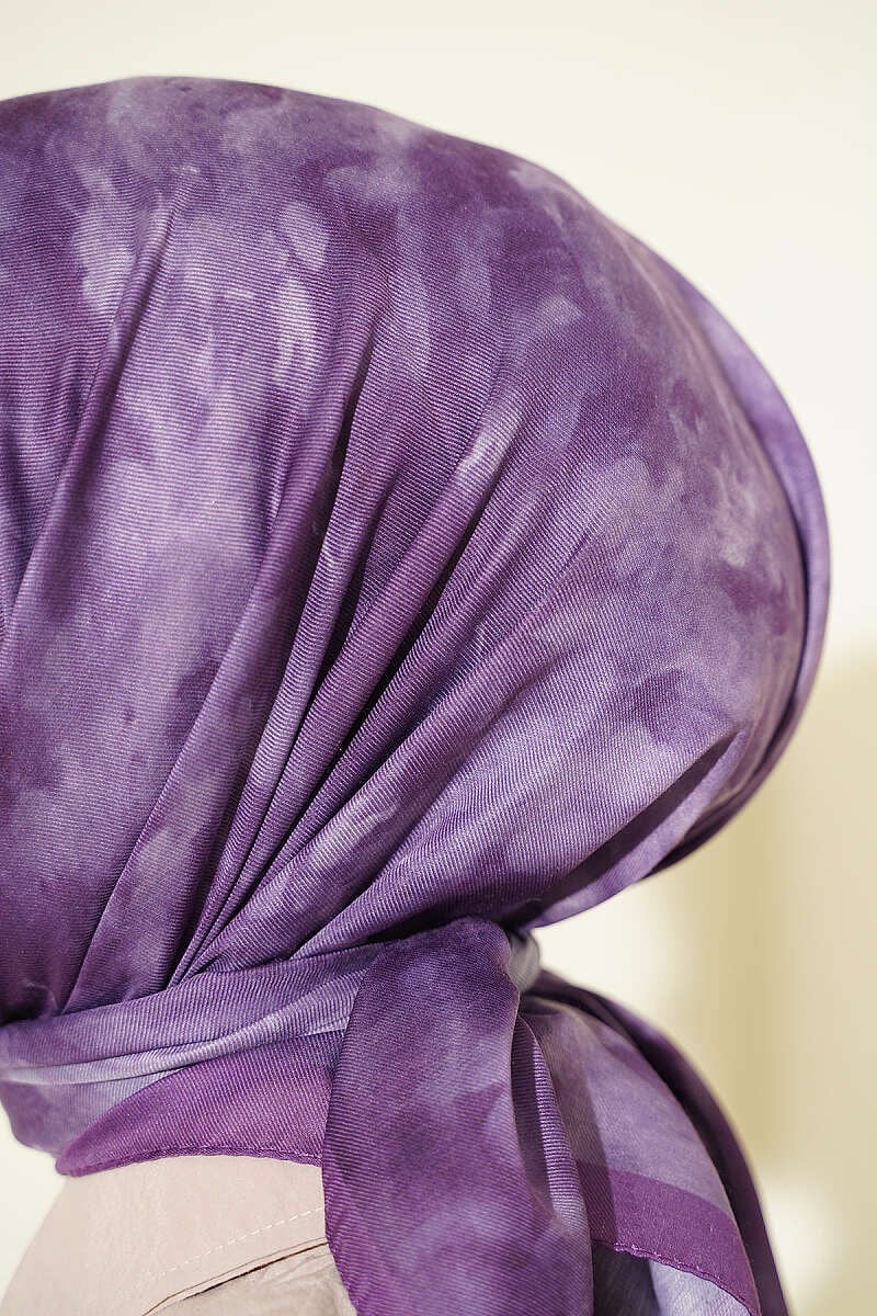 Batik Desen Soft Eşarp Kum Lila