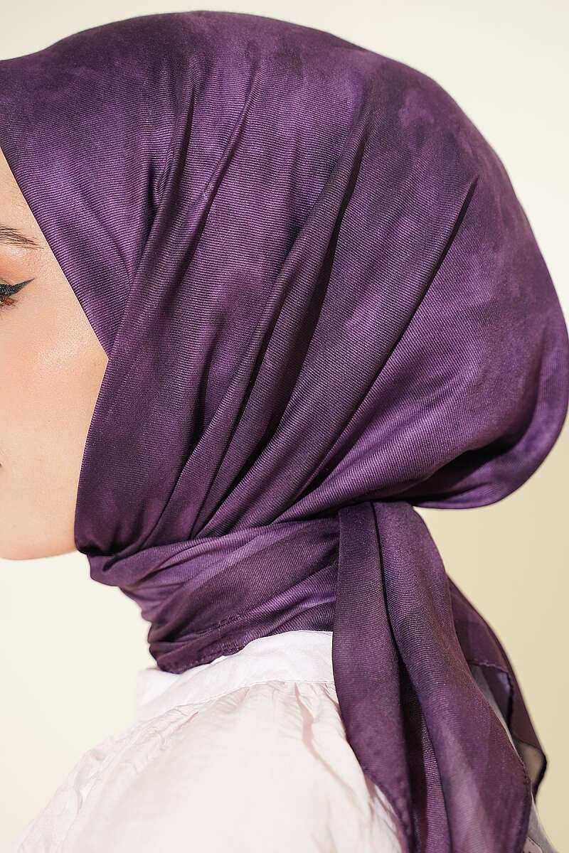 Batik Desen Soft Eşarp Kum Mürdüm
