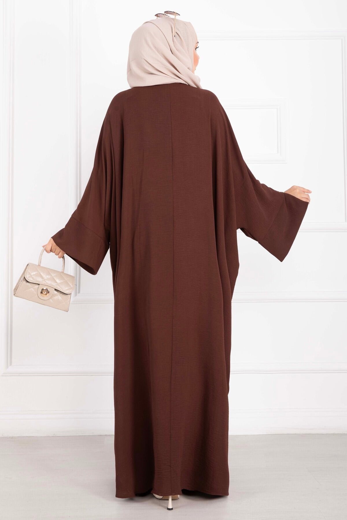 Ceyda Tesettür Abaya Kahve