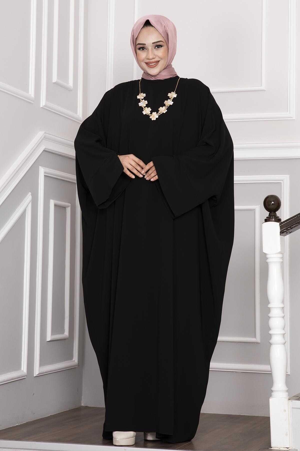Ceyda Tesettür Abaya Siyah