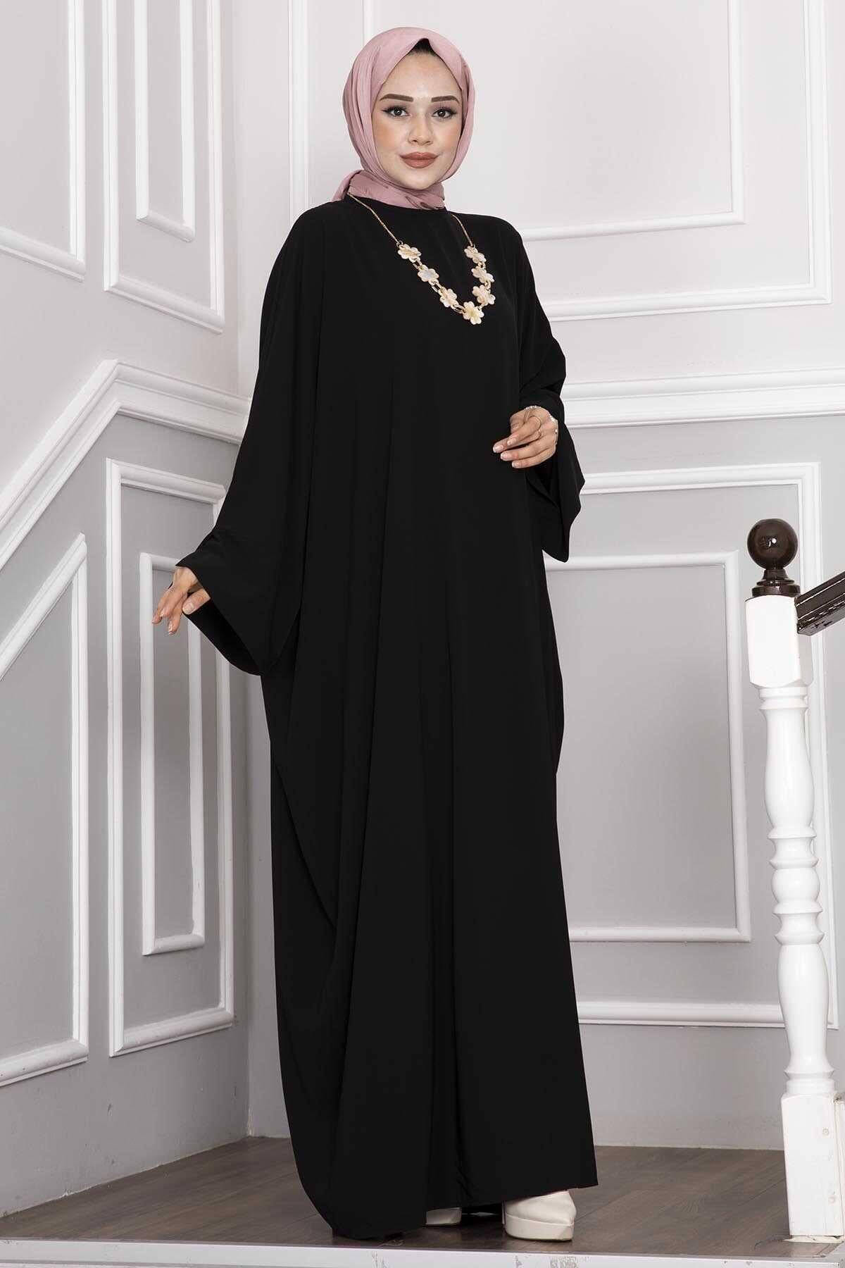 Ceyda Tesettür Abaya Siyah
