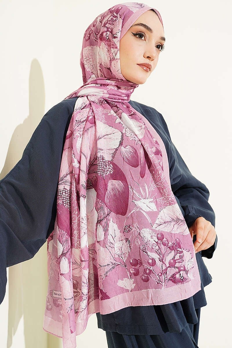 Çiçekli Bambu Kraş Pembe Serisi Asorti 10