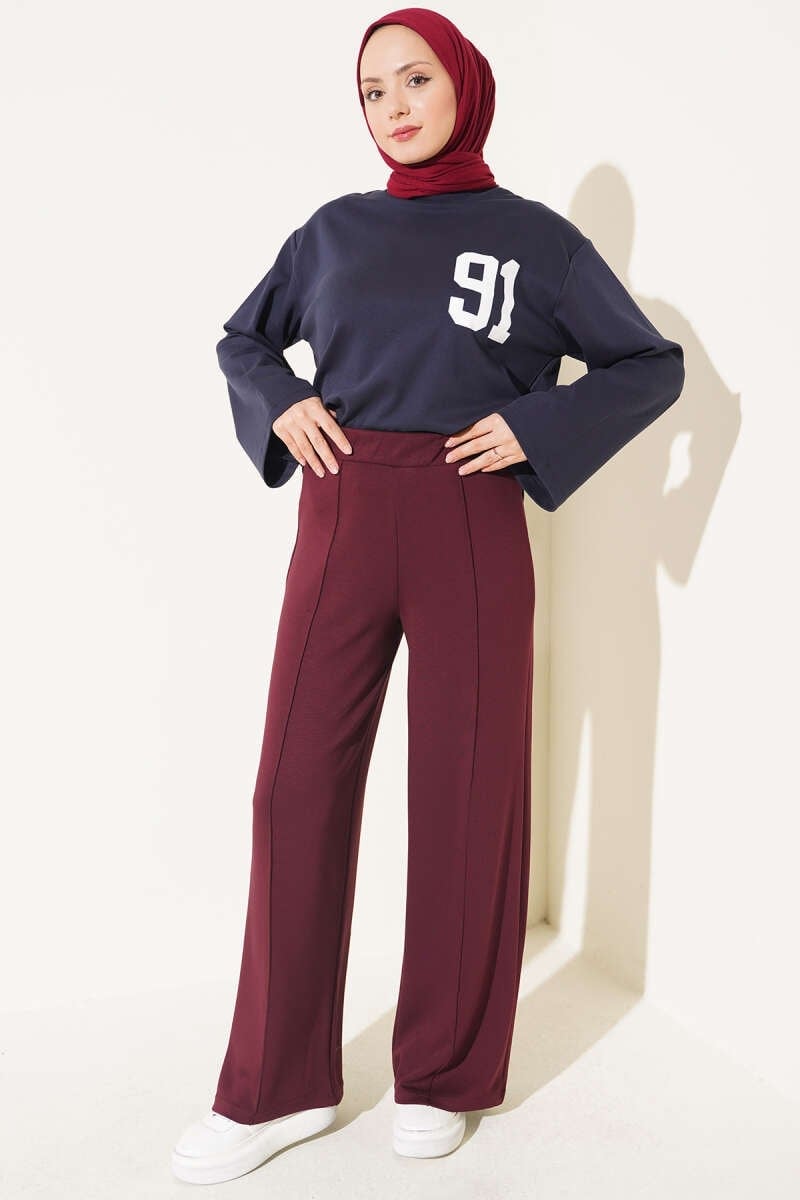 Çımalı Loyşa Pantolon Bordo