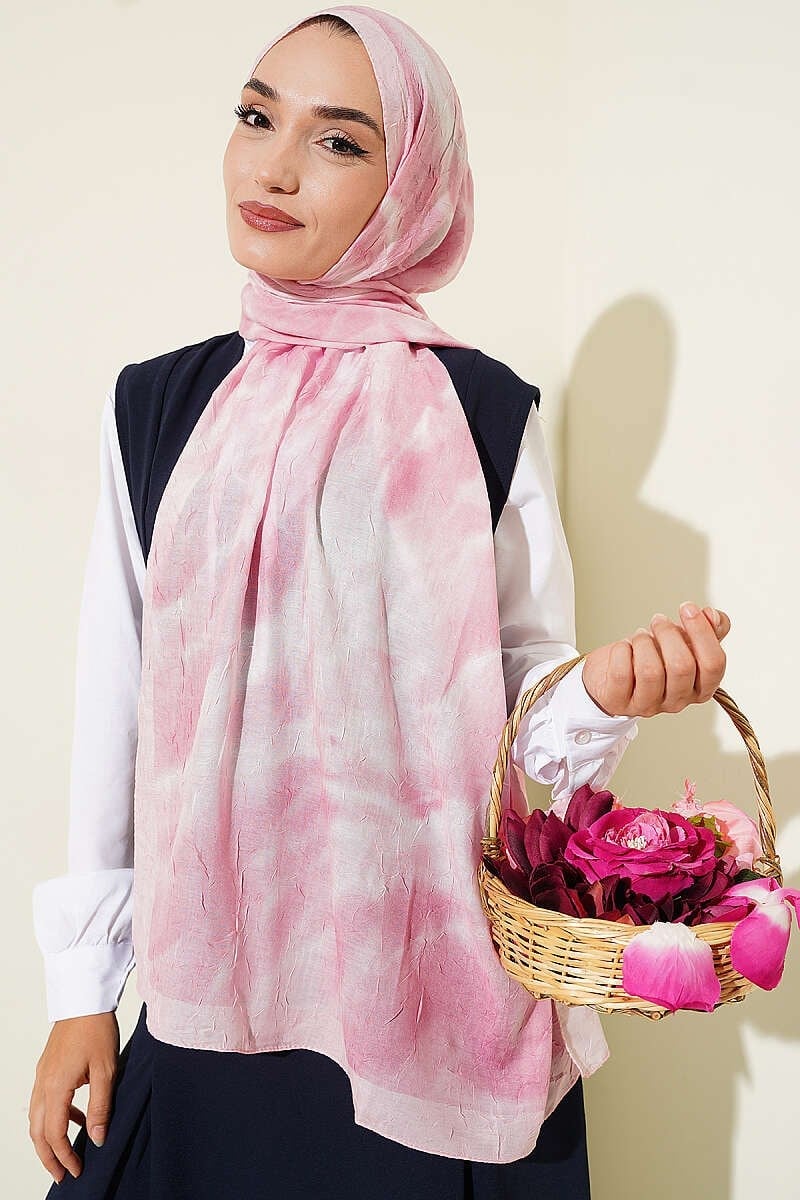 Desenli Bambu Kraş Pembe Serisi Asorti 4