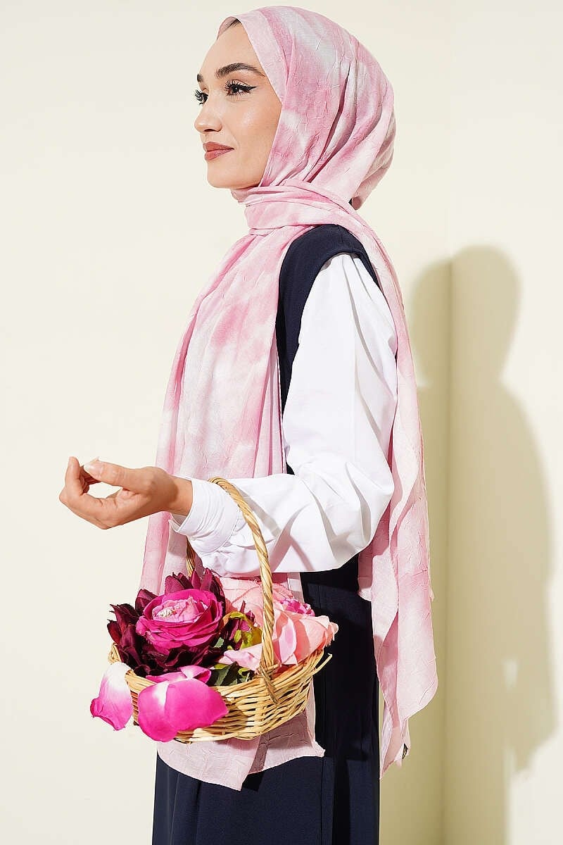 Desenli Bambu Kraş Pembe Serisi Asorti 4
