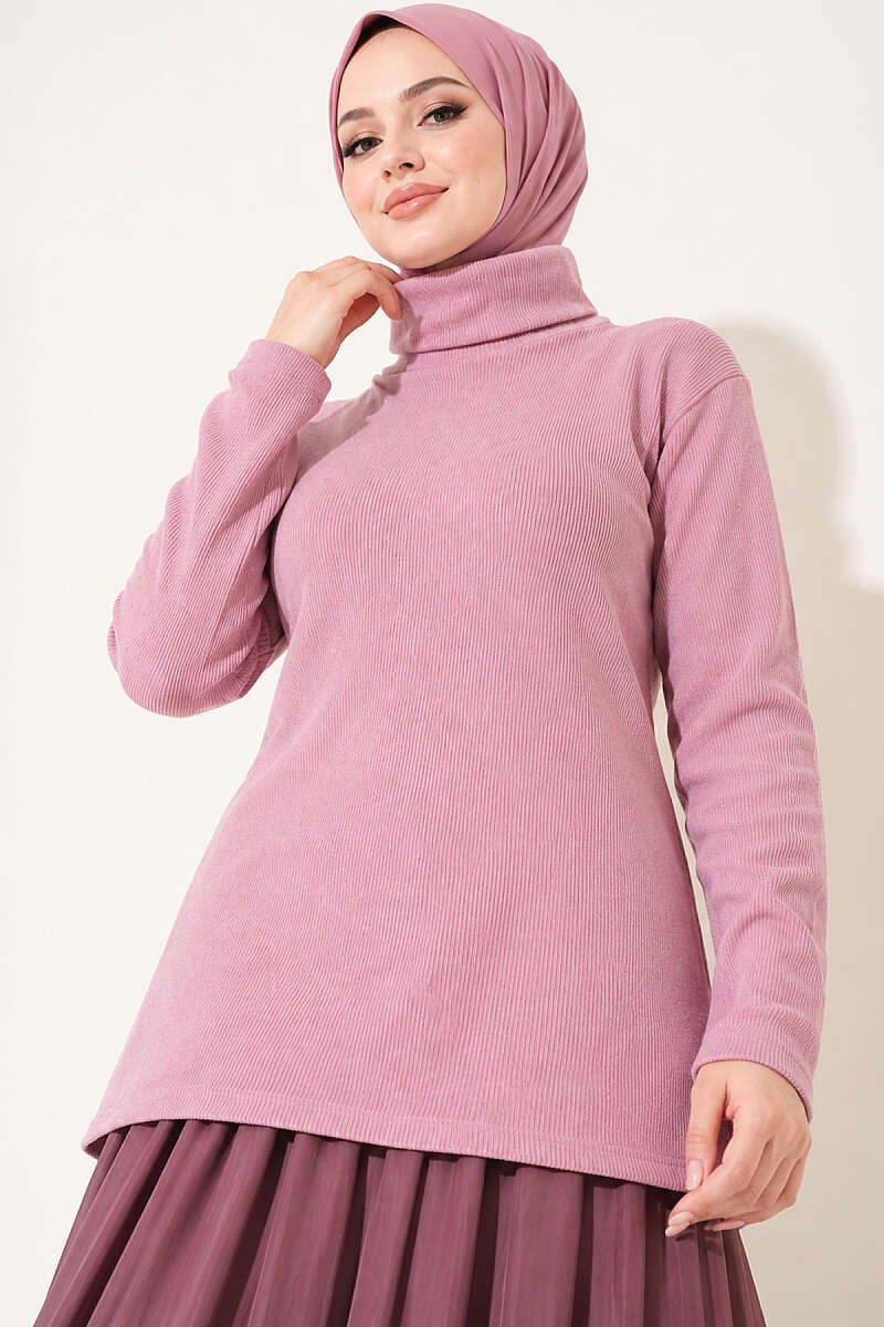 Fitilli Boğazlı Body Pudra