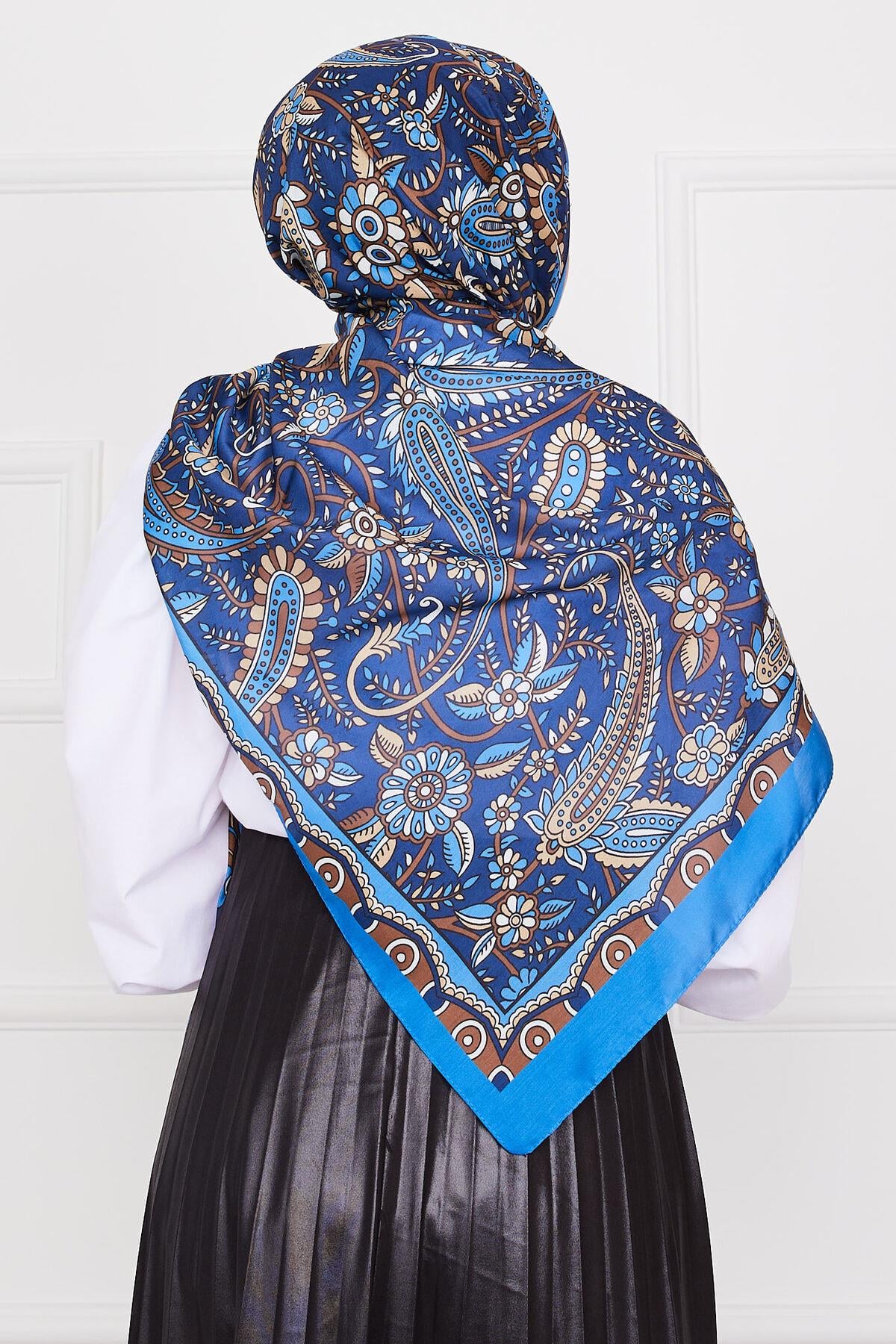 Hürrem Desenli Tesettür Şal -5