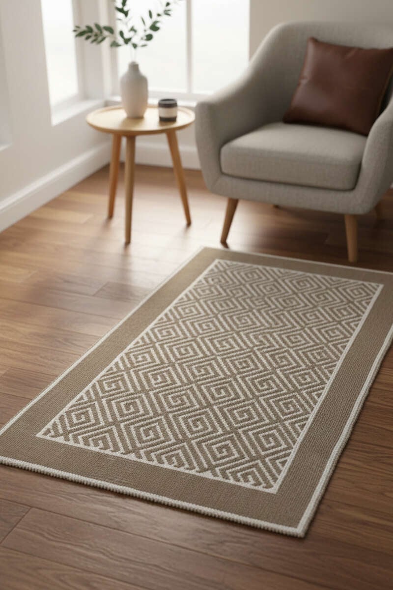 Kendinden Kabartma Desenli Kilim Asorti 4
