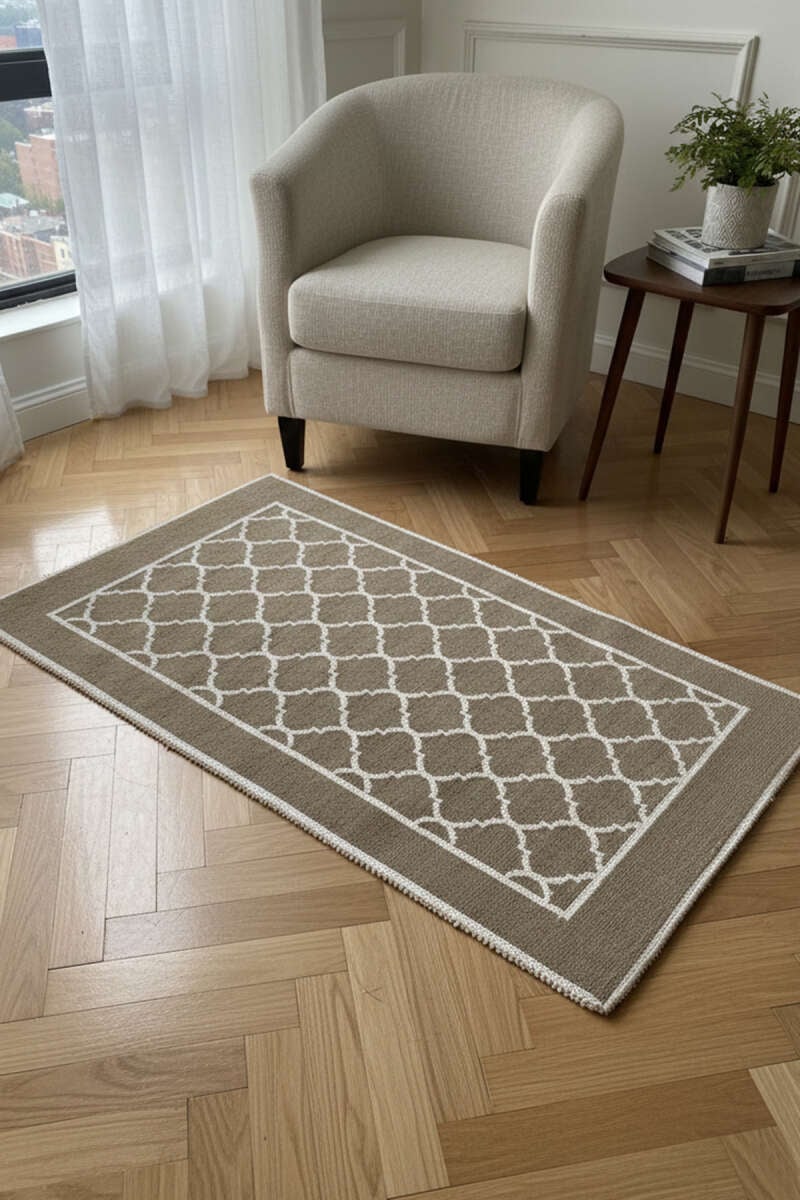 Kendinden Kabartma Desenli Kilim Asorti 6