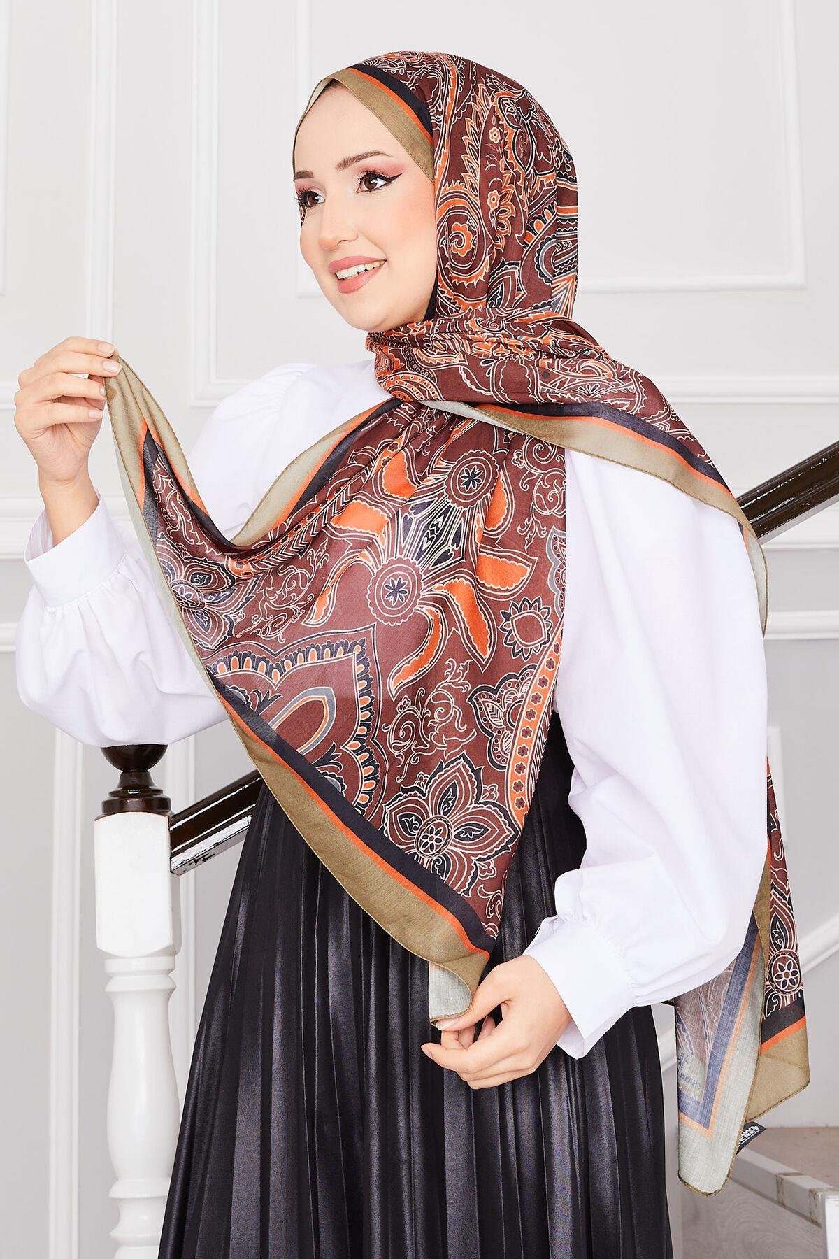 Levinya Desen Tesettür Şal -8