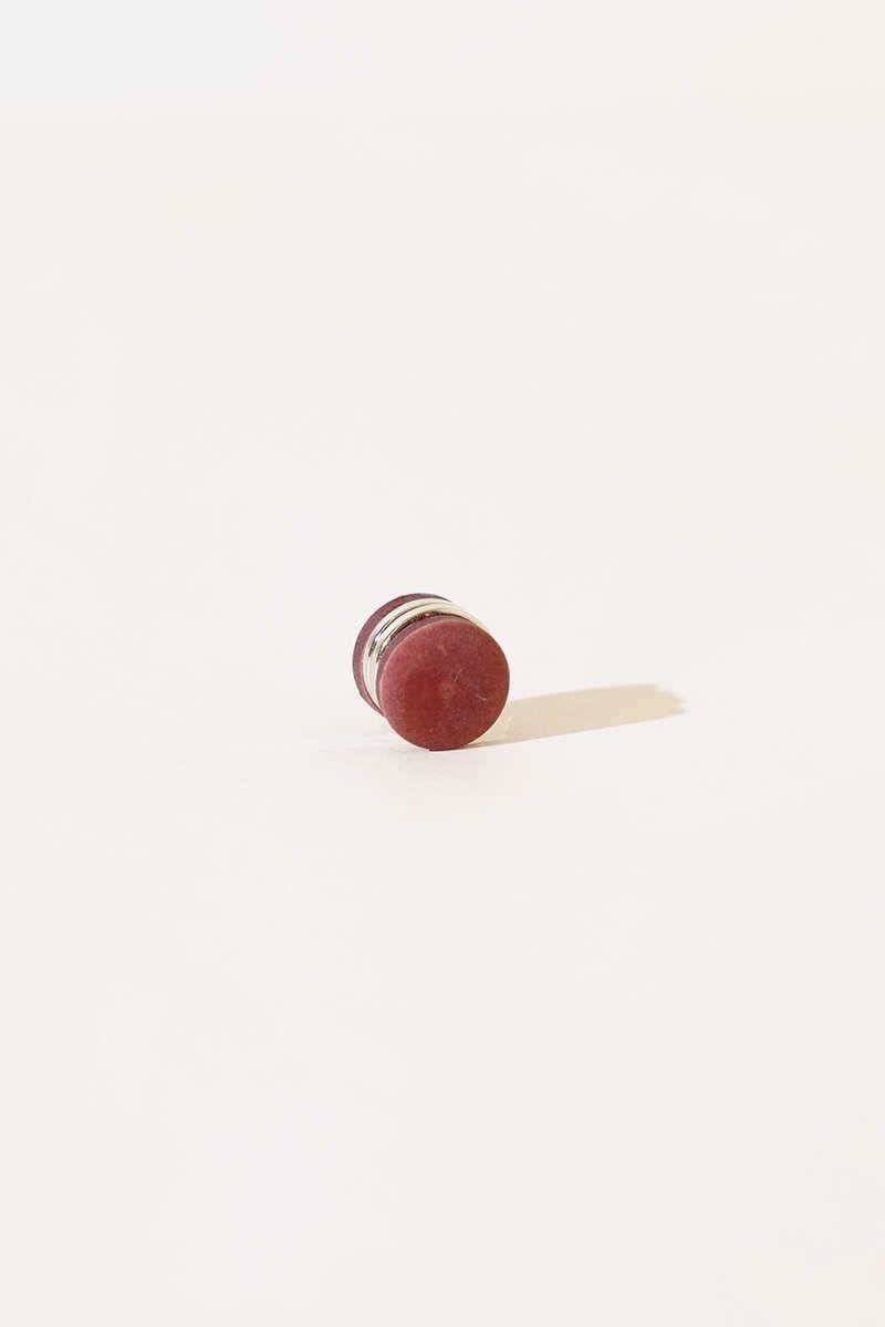 Lotus Serisi Mat Bordo Eşarp Mıknatısı