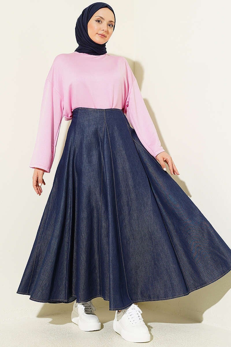 Loyşa Bilek Armalı Basic Bluz Pembe