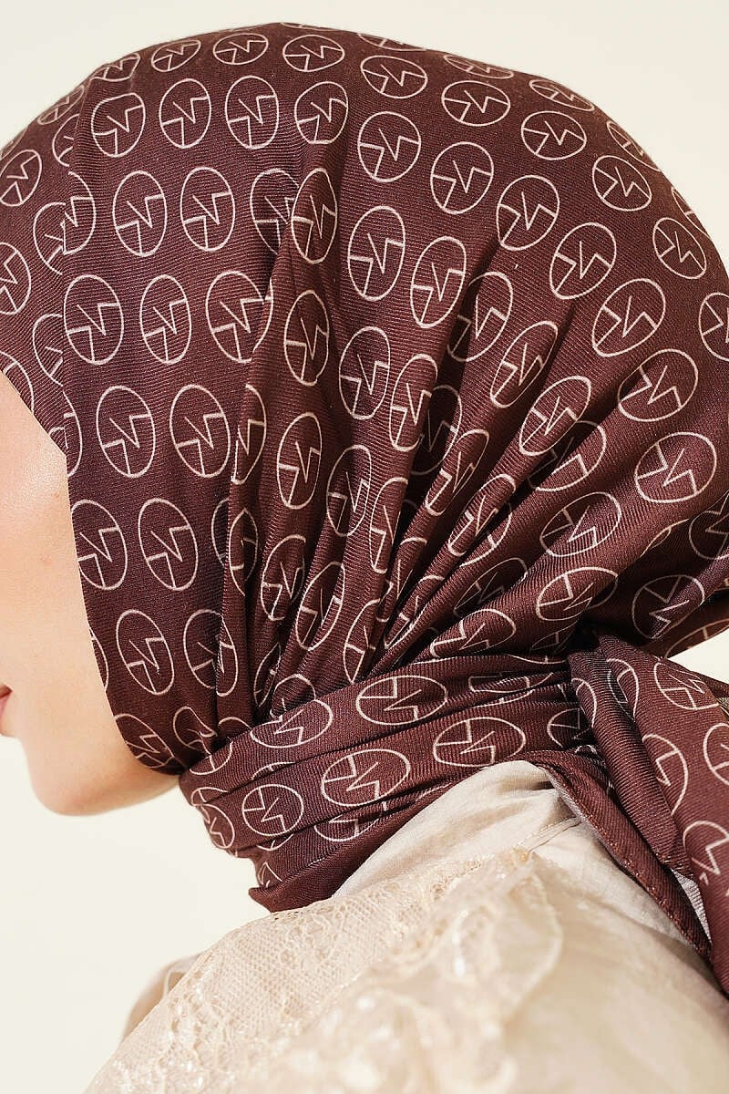 MK Desen Soft Eşarp Toprak
