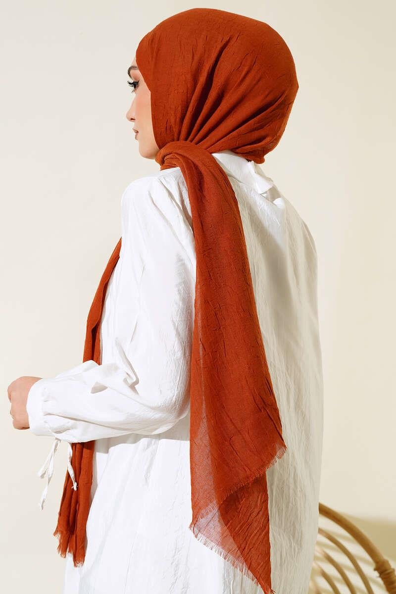 Organik Bambu Kraş Şal Taba