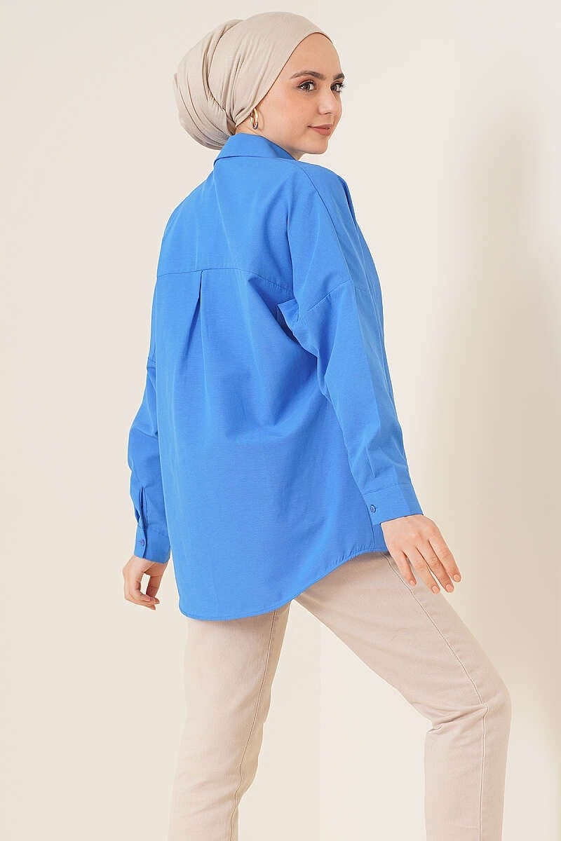 Oversize Gömlek Saks