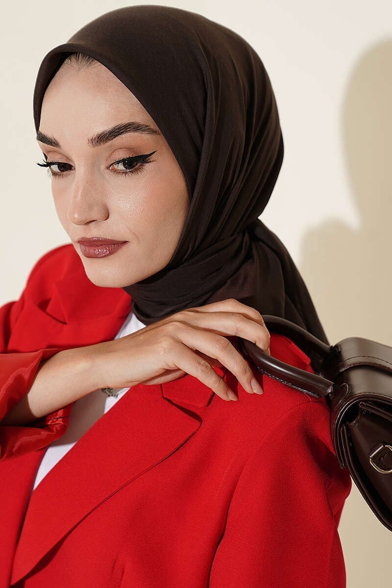 Soft Touch Serisi Eşarp Acı Kahve