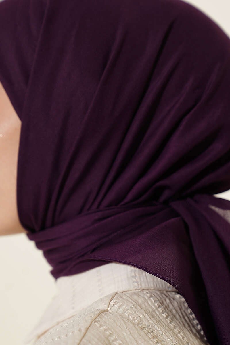 Soft Touch Serisi Eşarp Mürdüm
