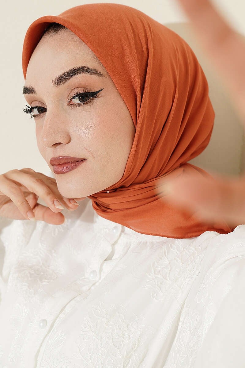 Soft Touch Serisi Eşarp Tarçın