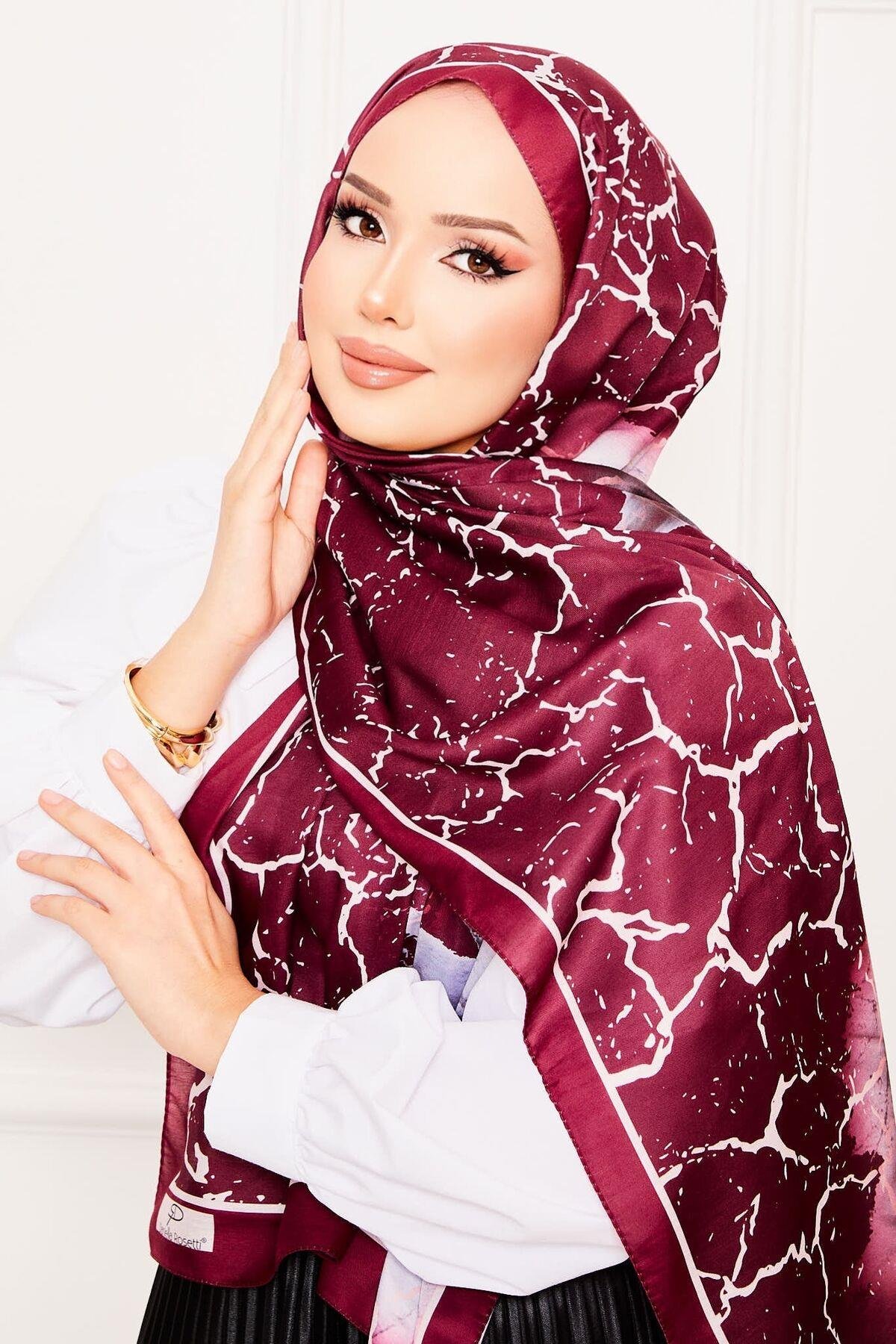 Yaprak Desen Soft Şal -7