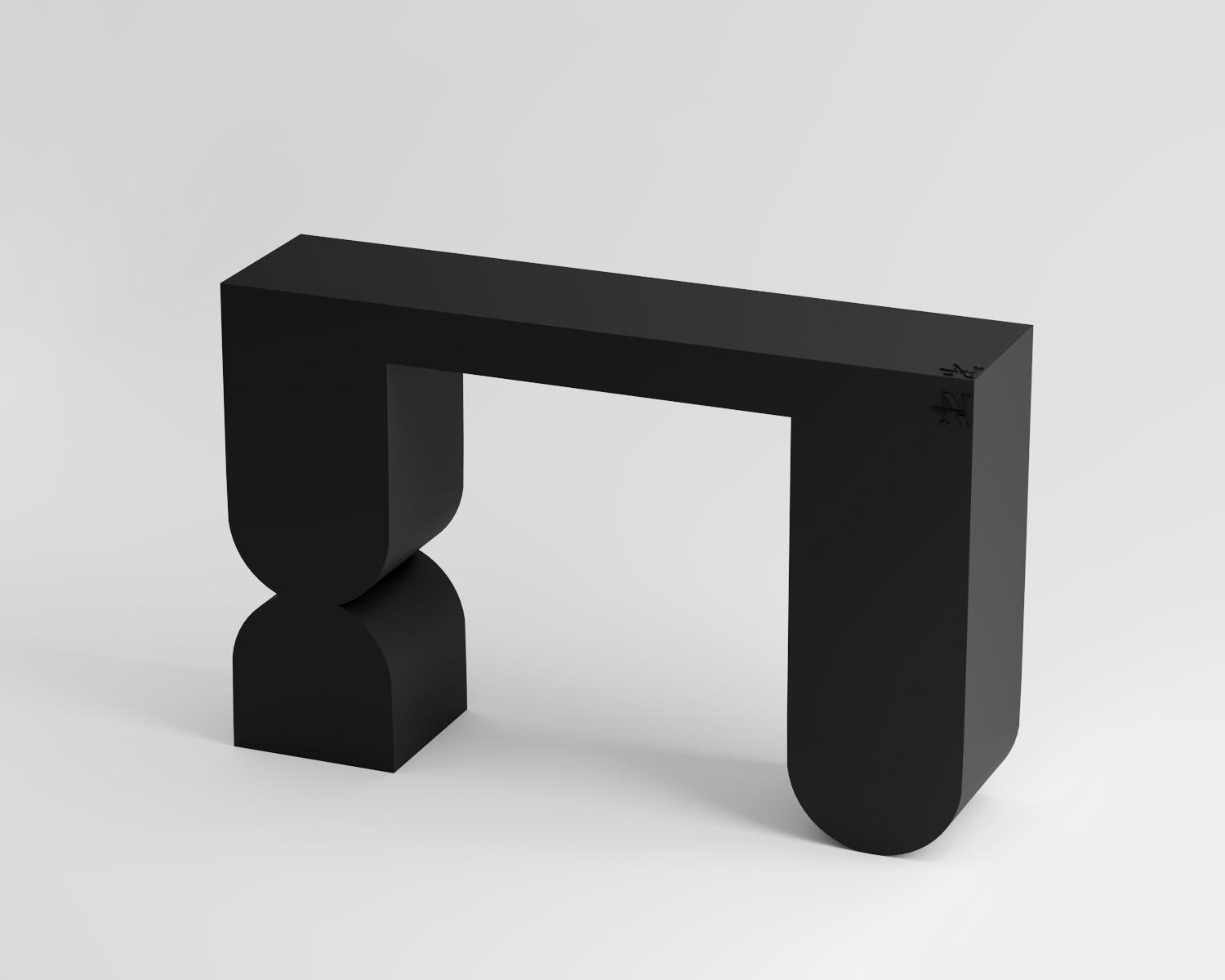 siyah ahşap dresuar