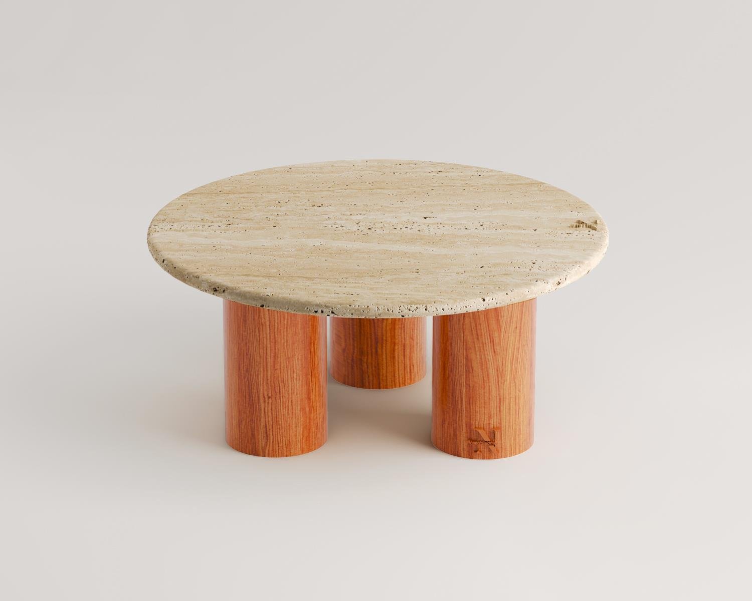 Ahşap ayaklı sehpa