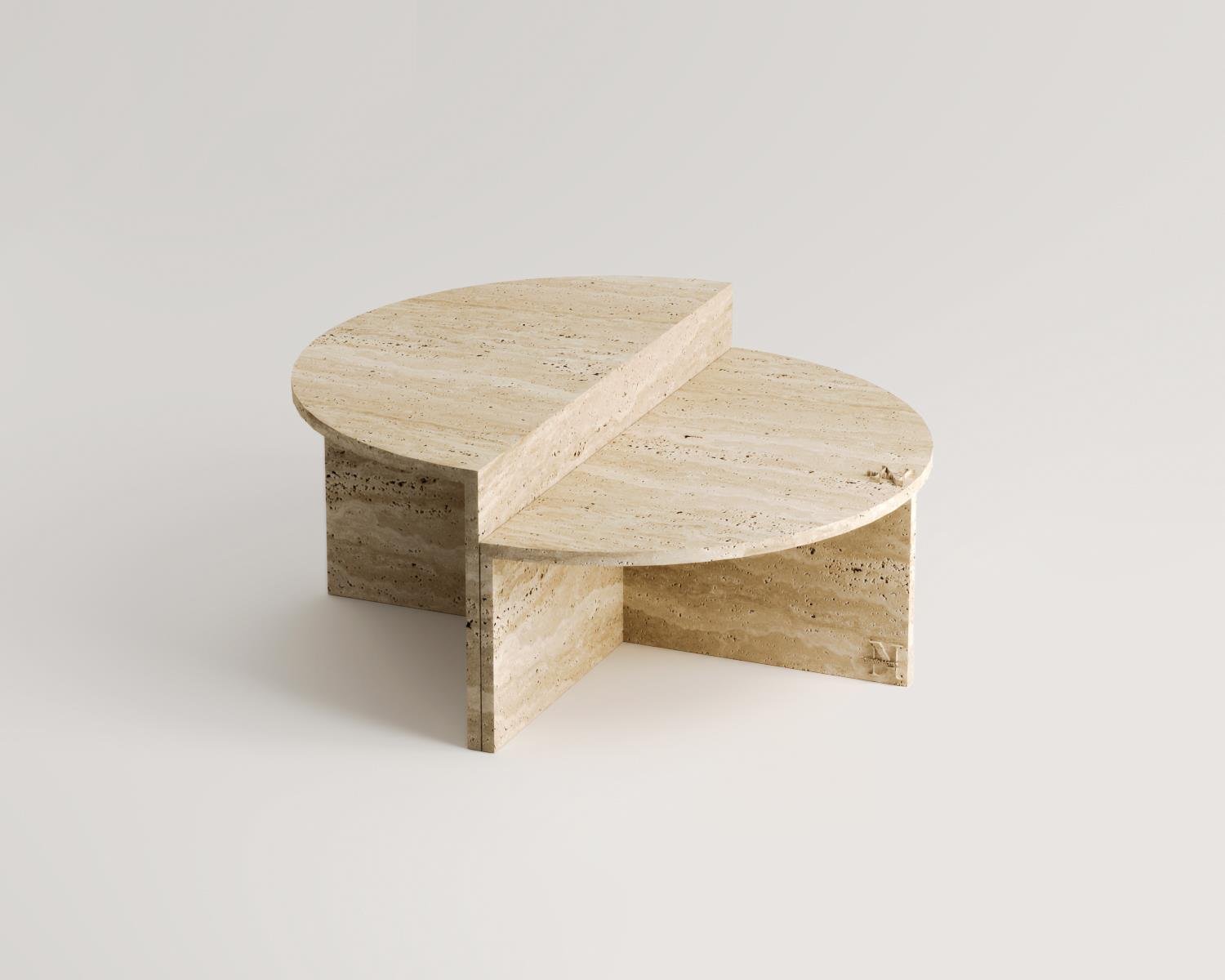 Hope-Travertin Couchtisch