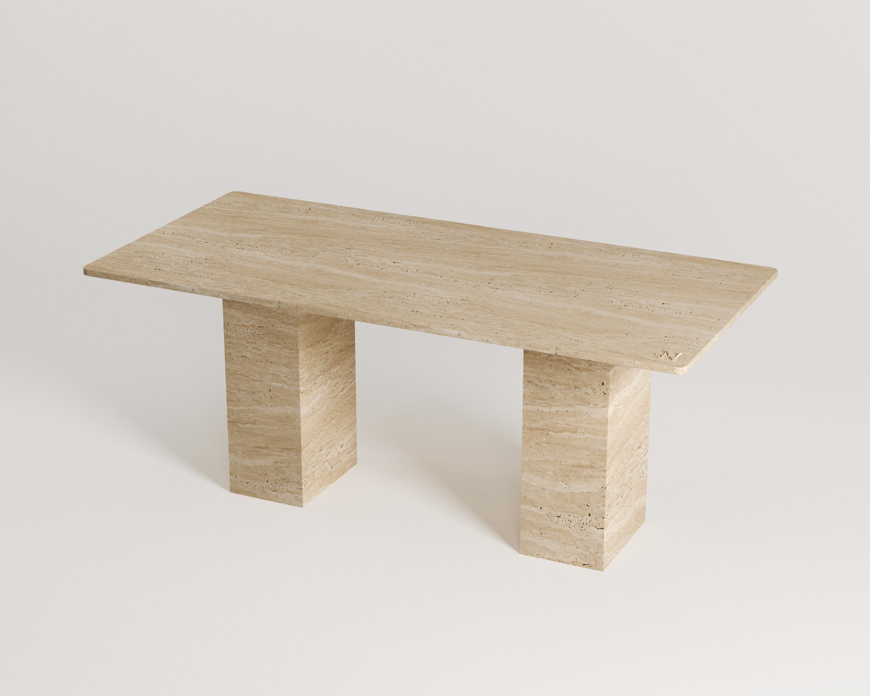Olivia -Travertine Dining Table