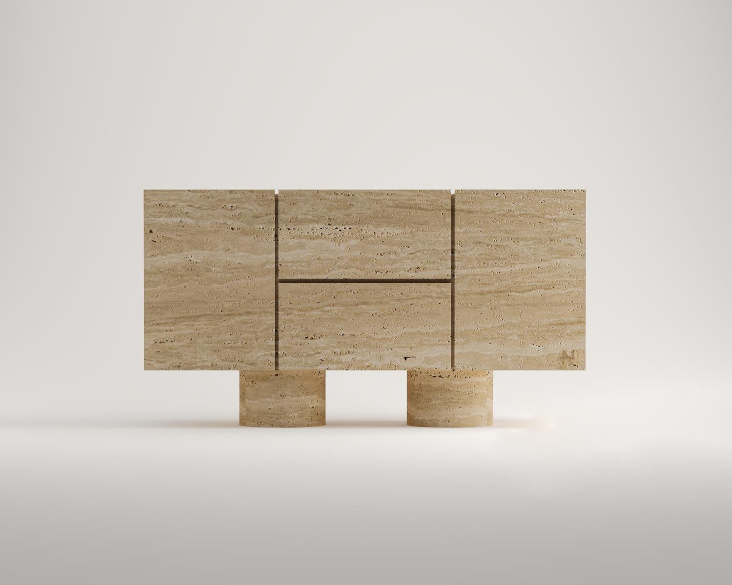 Vazia - Traverten Konsol