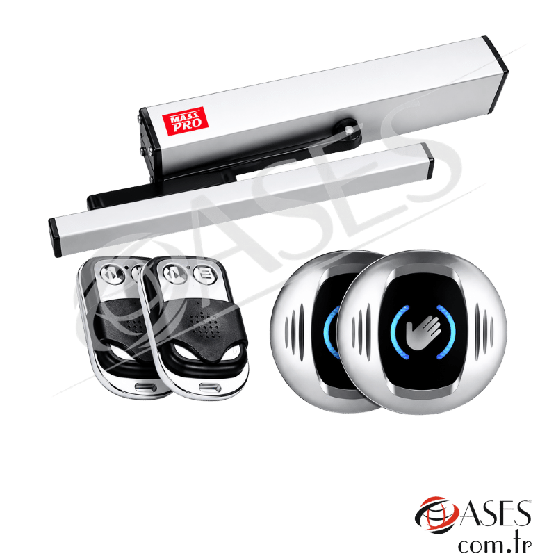 Masspro 90 Derece Kanatlı Kapı Açma Motor Seti – İç Mekan,ASE.90D.120ELSKT