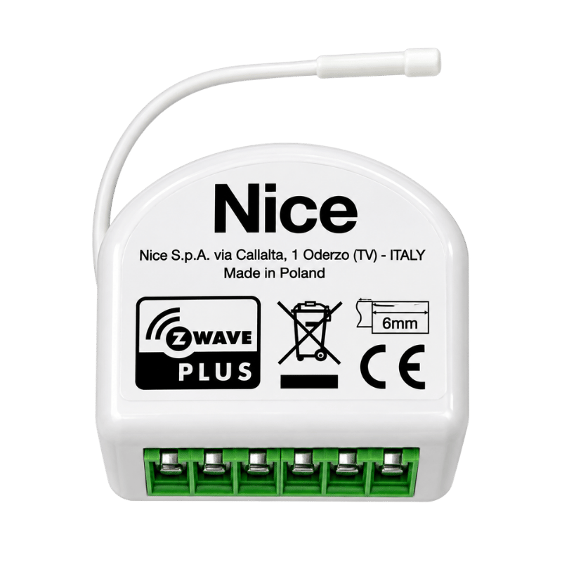 Nice Yubii Z-Wave ON/OFF Akıllı Kontrol Modülü – 8A Aç/Kapat Anahtarlama Rölesi,301618030301
